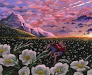 おしゃれで雰囲気のある背景イラスト描きます ヘッダー画像や挿絵、配信背景、書籍の表紙デザインに！ イメージ3