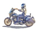 モトブログ・バイク乗りの画像をミニキャラにします モトブログ用アイコンSNSでのプロフィール画像やプレゼント等 イメージ5