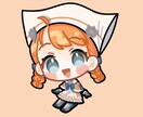SNS映えする可愛いデフォルメイラスト作成します オリジナルキャラでグッズ制作などに使えるイラスト制作します！ イメージ1