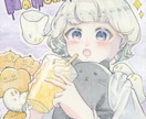 アナログで女の子(かわいい男の子)を描きます 水彩からコピック、アクリル、ペン画まで！ イメージ5