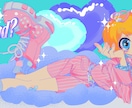 一枚絵を制作いたします 動画サムネ・記念イラスト等にどうぞ！ イメージ5