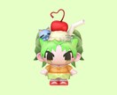 デフォルメキャラの3Dモデリング承ります 各種SNSアイコンなどにご利用いただけます♪ イメージ3