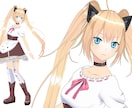 VRoidStudioで3Dモデルを作成します 元イラストに似せたモデル作成可能！ イメージ3