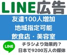 LINE公式アカウントの友達を増やします 店舗型ビジネスに最適！100人のユーザーを増加させます。 イメージ1