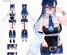 VRoidでオリジナル3Dモデルを作ります Vtuber、VRC等で使える３Dモデルです！商用利用可！ イメージ7