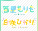 VTuberさんお名前ロゴ作ります シンプルデザインだから低価格・短納期！商用利用可  イメージ6