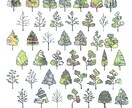 手描きでオリジナルの添景・素材制作します 手描きの添景素材を図面や資料に添え見栄えを格段に上げます！ イメージ4