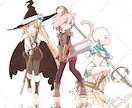 かわいい女の子のイラストをお描きします 顔アップも全身もミニキャラも承ります！ イメージ9