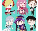 もちもちで可愛い！ミニキャラ描きます 限定5名様まで！2000円から イメージ8