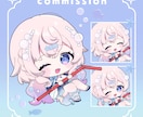 商用可能 デフォルメ ミニキャライラスト描きます 商用料金込み◎かわいいSDキャラをあなたのために制作します イメージ2