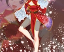 あなたのために、1枚絵描きます 塗りや様々なエフェクトによるキラキラの1枚絵、承ります。 イメージ7
