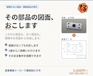 現物や手書きスケッチから図面を作成します 現物1個から作図OK｜3Dスキャナ実測・STEPデータ対応 イメージ1