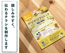 親しみやすく、伝わるチラシを制作します 「わかりやすい」「親しみやすい」デザインを心がけています。 イメージ1