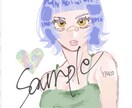 アイコン・素材イラスト描きます (Y2K・サブカルなど)ファッション系女子・男子描きます！！ イメージ2