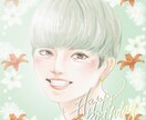 似顔絵作成、ファンアート代行します 似顔絵だけでなく見たい推しの姿を形にします！記念日にもぜひ！ イメージ5