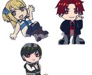 目立ってかわいいデフォルメ・ミニキャラ描きます 鮮やかな色で可愛く目立つミニキャラ〜差分複数ご用意可能〜 イメージ2