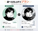 ＳＮＳ映えするシンプルなアイコン似顔絵を描きます 雑誌モデル風のＰＯＰな都会的★美男美女イラスト★に仕上げます イメージ3