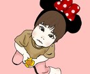 お子さんを可愛くトレースで描きます シンプル可愛く、お子さんをトレースしてイラスト化します イメージ1