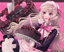 ダーク・儚い世界観のイラスト描きます 一枚絵、アイコン、サムネイル等お気軽にご相談ください！ イメージ3