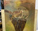 油絵でペットや動物のオーダー絵画を丁寧に制作します 一つ一つ丁寧に仕上げます、眺めるたびに心が和らぐ手書き絵画 イメージ1
