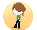 ゆるふわタッチで可愛いイラスト描きます 納得するまで修正可能！表情や服装・髪型自由！小物追加も無料！ イメージ8