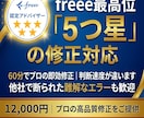 5つ星！freee不備解消｜最高位が即解決します 入力は貴社、戦略はプロ。5つ星伴走で経営判断を加速 イメージ1