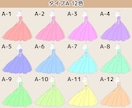 結婚式ドレス色当てクイズ＆投票用紙を作成します 色を選ぶだけ簡単♪案内板＆投票用紙のデータ・印刷対応◎ イメージ6