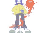 カラフルで可愛いイラストを描きます 可愛いイラストなら任せてください！！！ イメージ9