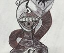 独特なイラストを描きます 不思議、不気味、恐怖、その感覚を欲している貴方へ。 イメージ1