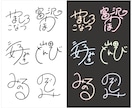 お名前や言葉をオリジナルサインにします ネオン風もセットでお渡しします♪ イメージ1