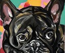 カワイイワンちゃんの似顔絵をポップに描きます お気に入りのお写真をもとに特別な一枚を描きます。 イメージ6