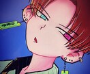 SNS用アイコンうけたまわります ネオンカラーやレトロポップな雰囲気がお好きな方おすすめです！ イメージ5