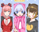 かわいらしい雰囲気のイラスト制作いたします あなたのオリジナルキャラのイラスト制作します イメージ3