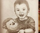 赤ちゃんのスケッチ似顔絵描きます デフォルメなし！写真の表情を温かみのある鉛筆画で描きます イメージ2