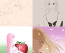 透明感のあるアイコン、イラストお描きします ♡初めての方もお気軽にご相談ください♡ イメージ7