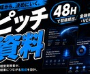 投資家に伝わるピッチ資料を作りますます 事業を投資家の言葉に。構成からデザインまで イメージ1