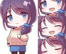 カラーイラスト作成します キャラクター立ち絵、動画サムネイルなど イメージ3