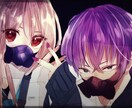 SNSのオリジナルアイコン、ヘッダーお描きします 自分のオリジナルサムネが欲しい方に。 イメージ2