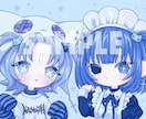 ちんまりかわいいちびキャラ制作します ゆるくて使いやすい♡グッズやスタンプなどに♩*゜ イメージ3
