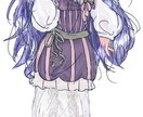 可愛い女の子の厚塗りを描きます 1枚絵、sd、立ち絵、カラー漫画などお受けしております! イメージ3