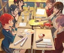 男女両対応！背景マシマシ一枚絵描きます 企業実績あり！ハイクオリティな一枚絵をお描きします イメージ4