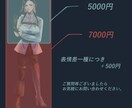 かっこいい！かわいい！立ち絵描きます ゲームイラスト経験のあるイラストレーターが立ち絵を描きます イメージ2