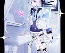 TRPGのキャラクター立ち絵を描きます ヴィネット風立ち絵も可能です！ イメージ9