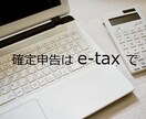 e-Taxによる確定申告のサポートをします 確定申告は「早い・お得・簡単」なe-Taxで! イメージ1