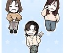 ゆるかわイラストお描きします 写真などを元に似顔絵・動物（ペット）、好きな食べ物なども可！ イメージ3
