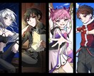 魅力的なキャラの一枚絵をご用意します 可愛いのもかっこいいのもお任せください！ イメージ7