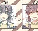 最短1日！カッコ可愛いアイコンお描きします SNSなどに！（ヘッダーも）お気に入りの一枚をお描きします！ イメージ3