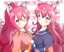 商用OK！【可愛い】人物イラストを描きます アニメ塗り風のメリハリがありつつも柔らかい絵が得意です！ イメージ1