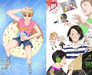 イラスト制作全般承ります ぜひあなたのアイディアを形にするお手伝いをさせてください！ イメージ5