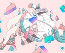 MV用1枚絵イラスト制作します ・ボカロPなど音楽活動においてMV用の1枚絵が必要な方へ イメージ2
